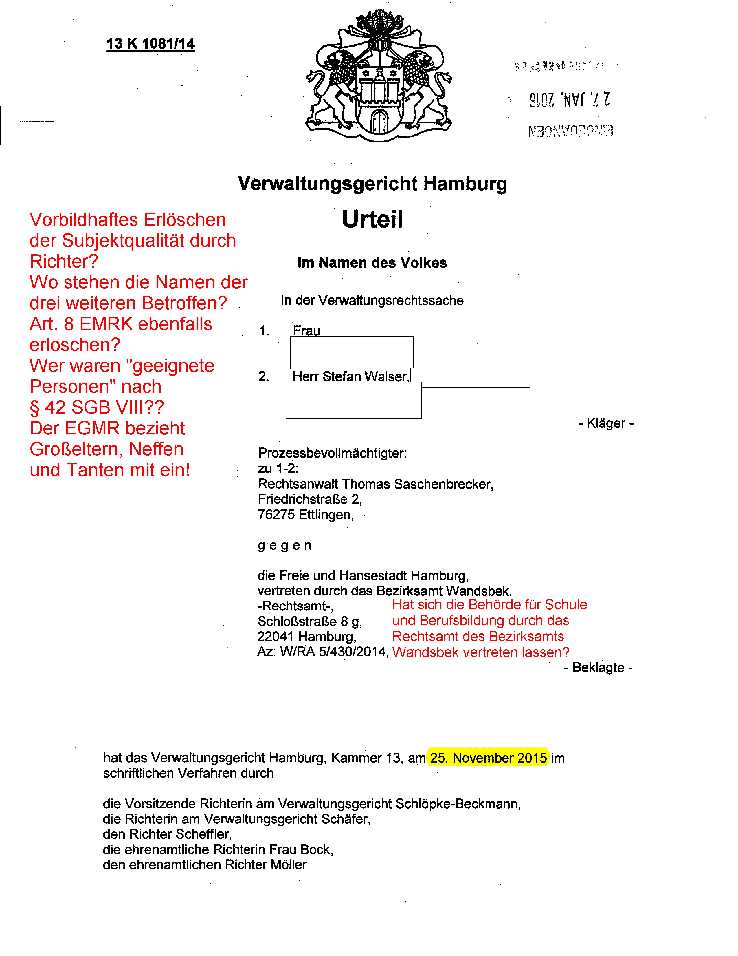 VG-Urteil Seite 1